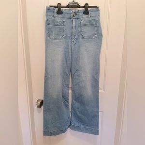 Wide leg jeans from Anthropologie